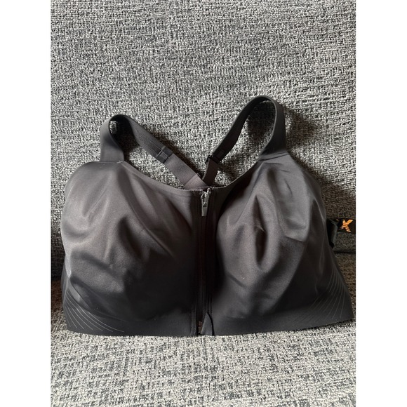 Victoria's Secret Other - Victoria's Secret VSX Knockout Front Zip Sports Bra Black High Impact 11253305